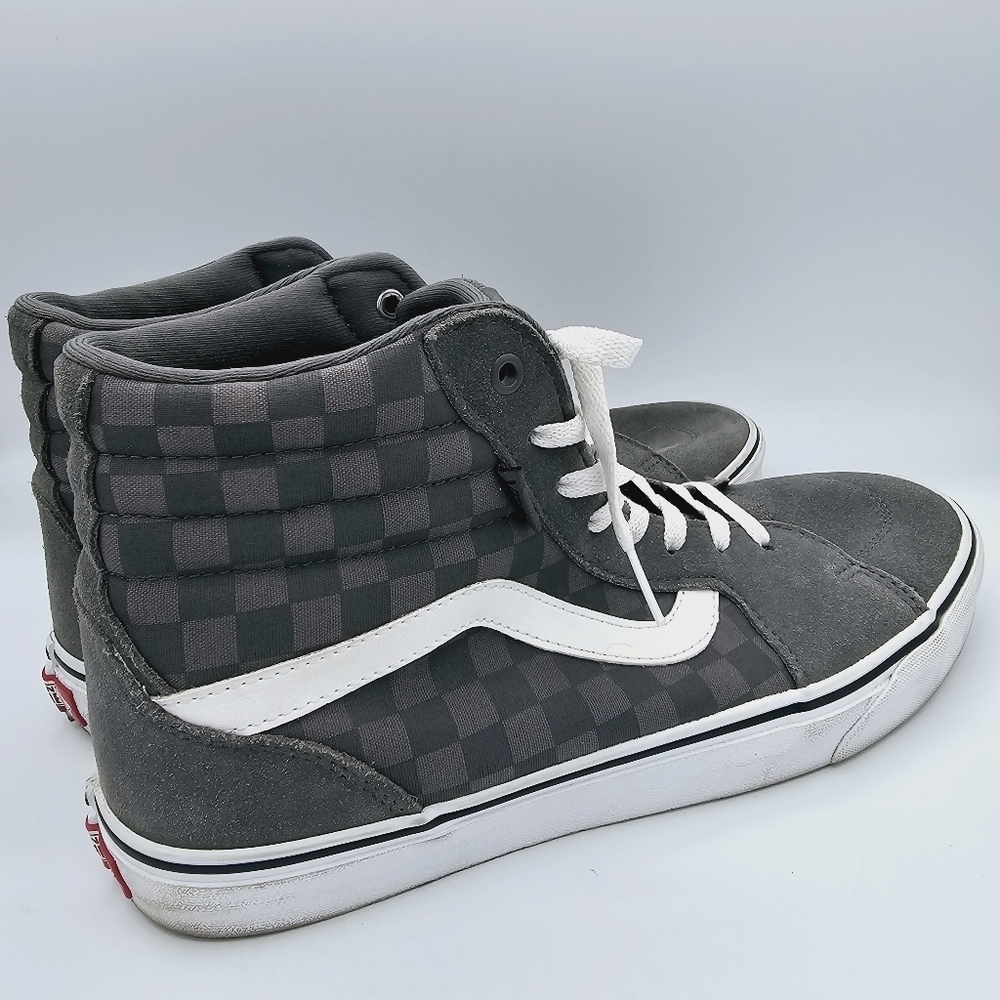 Vans Men's Gray High Top Sneakers 11.5 - Picture 4 of 16